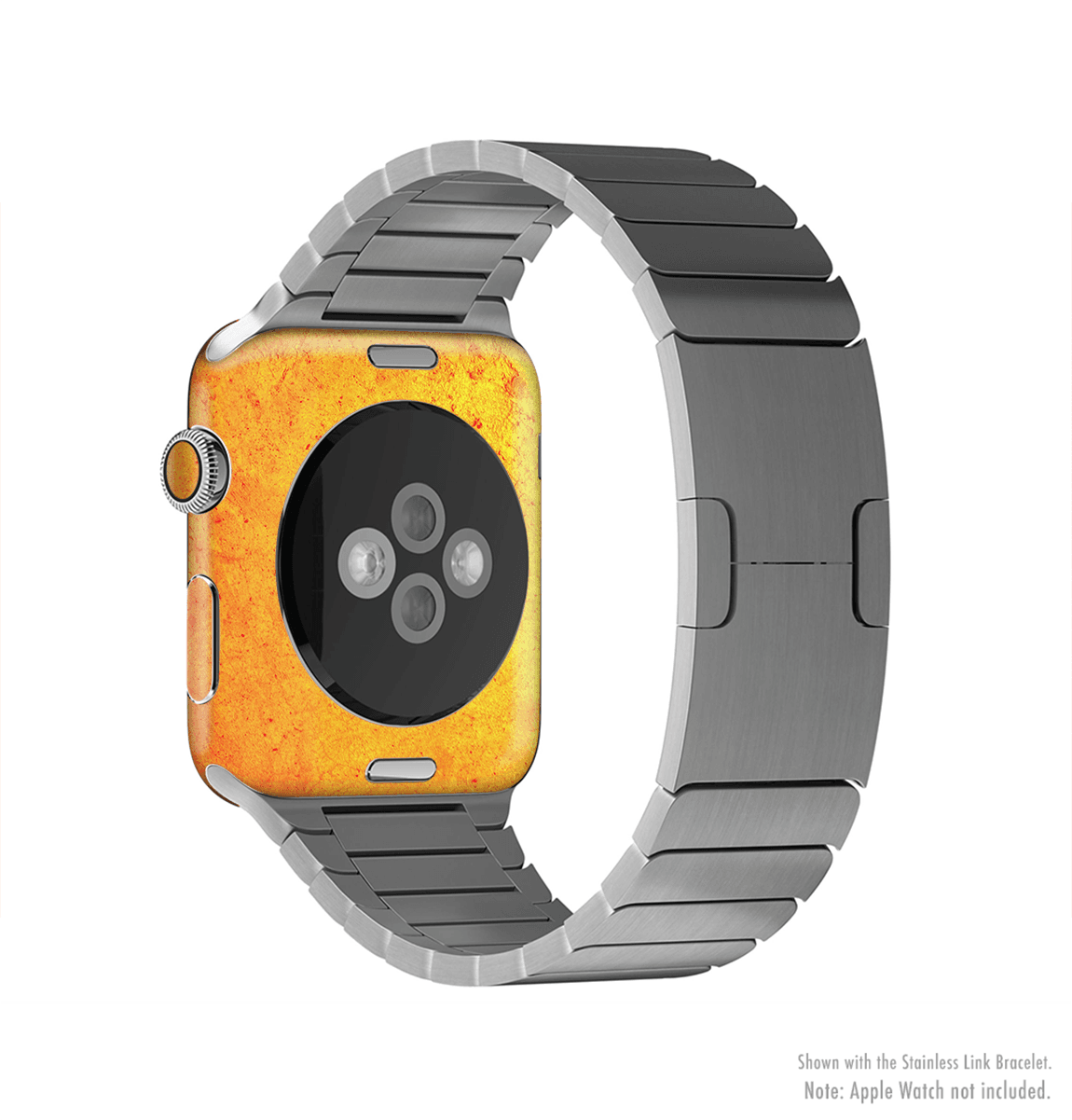 image-The Orange Vibrant Texture Full-Body Skin Kit for the Apple Watch