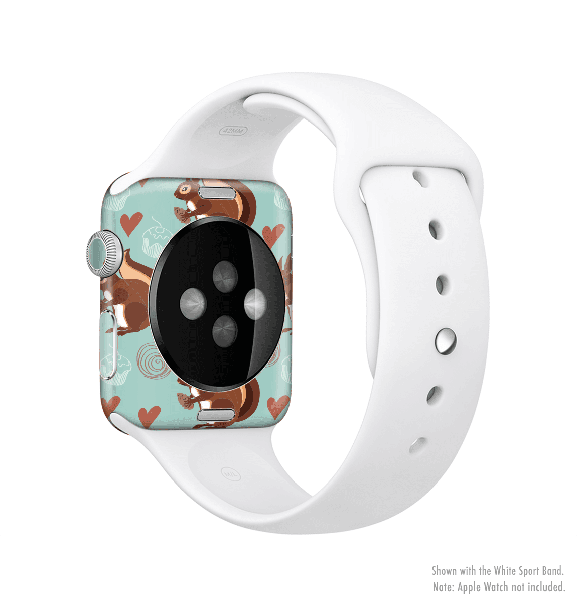 image-The Vector Love & Nuts Squirrel Full-Body Skin Kit for the Apple Watch