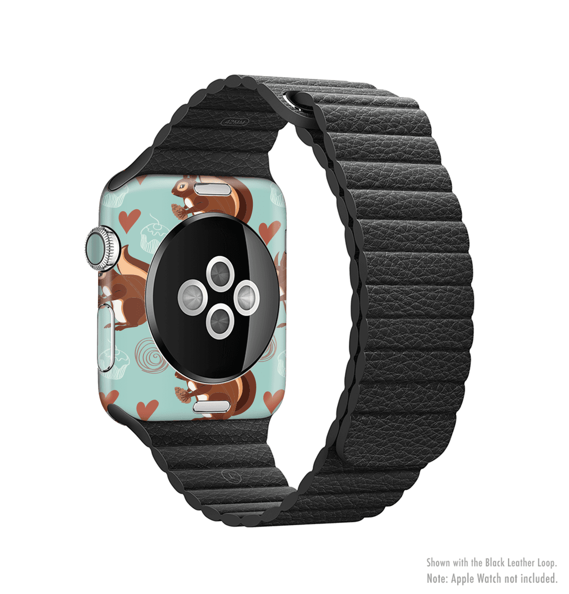 image-The Vector Love & Nuts Squirrel Full-Body Skin Kit for the Apple Watch