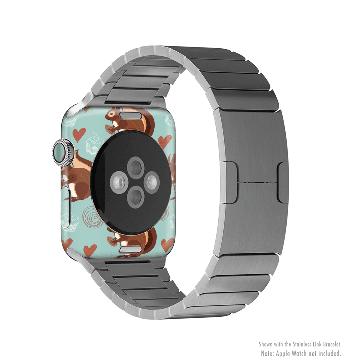image-The Vector Love & Nuts Squirrel Full-Body Skin Kit for the Apple Watch