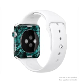 image-The Glowing Digital Green Dots Full-Body Skin Kit for the Apple Watch