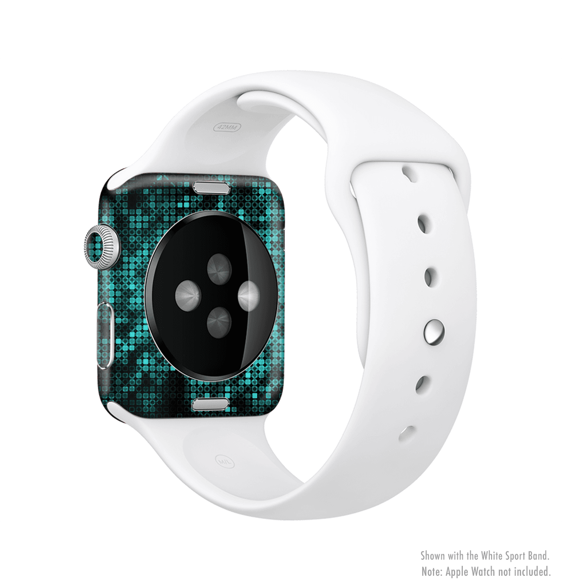 image-The Glowing Digital Green Dots Full-Body Skin Kit for the Apple Watch