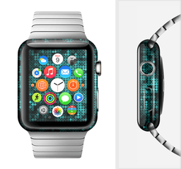 image-The Glowing Digital Green Dots Full-Body Skin Kit for the Apple Watch