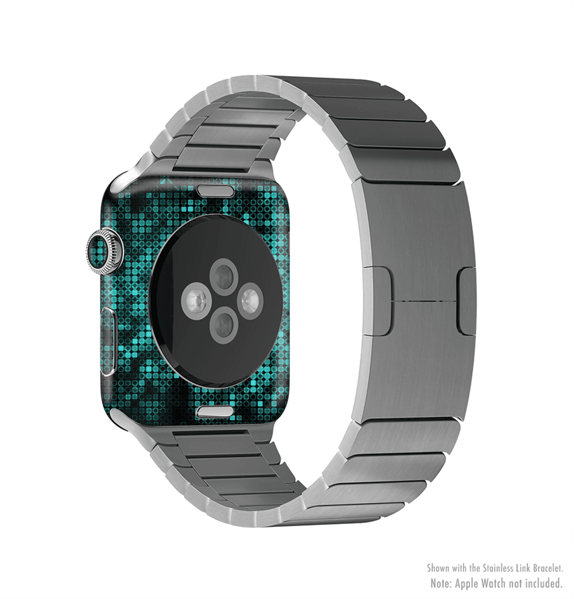 image-The Glowing Digital Green Dots Full-Body Skin Kit for the Apple Watch