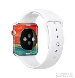 image-The Abstract Sunset Painting Full-Body Skin Kit for the Apple Watch