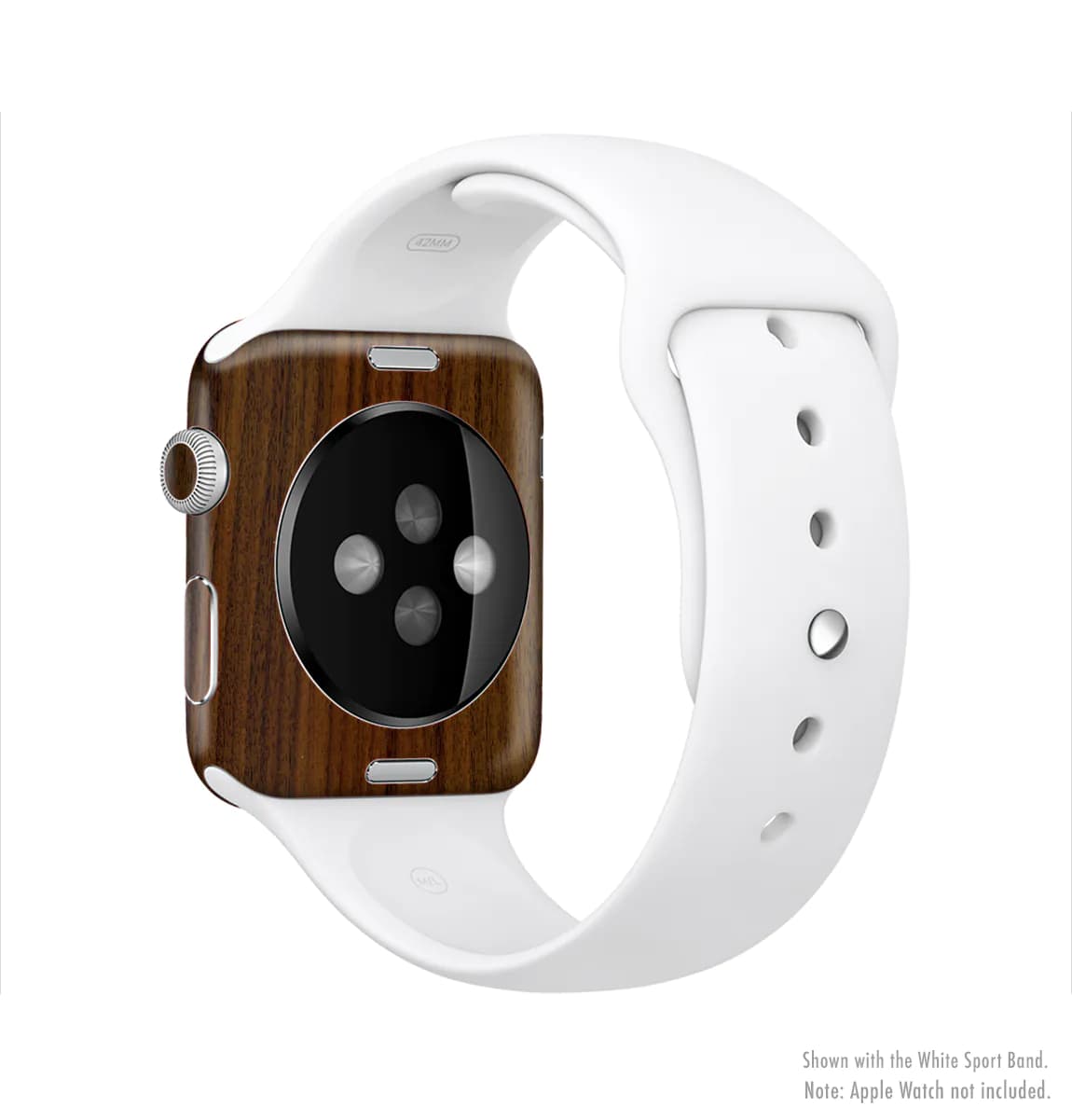 image-The Dark Walnut Wood Full-Body Skin Kit for the Apple Watch