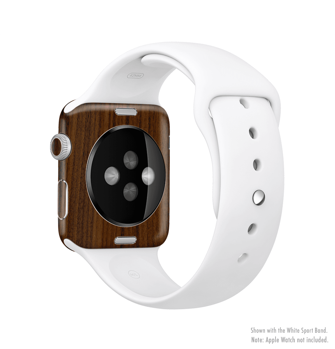 image-The Dark Walnut Wood Full-Body Skin Kit for the Apple Watch