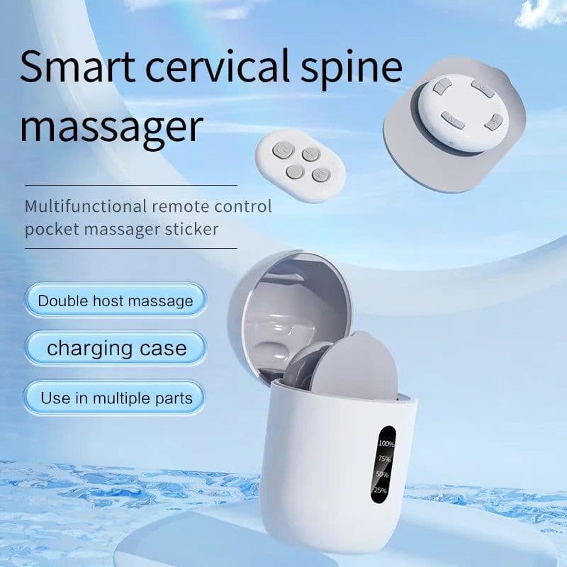 image-Cervical Massager with Remote Control Portable Pocket Massage Patch