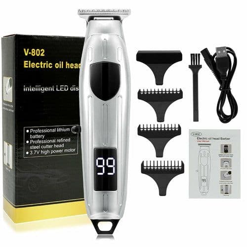 image-Hair Clipper Set Electric Hair Trimmer Cordless Shaver