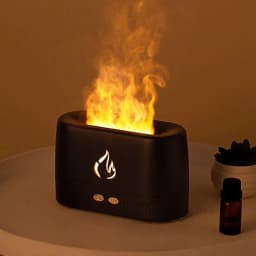 image-Flame Aromatherapy Machine Humidifier Home Office Hotel Essential Oil
