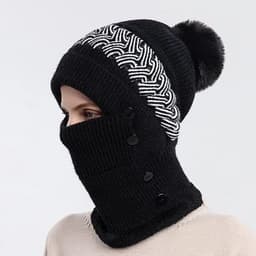image-Beanies For Women Winter Knitted Hats Thick Warm Beanie Skullies Hat