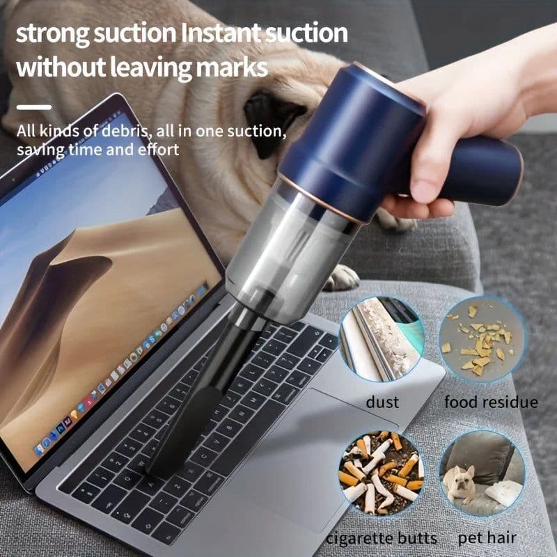 image-120W Wireless Handheld Vacuum Cleaner For Car And Home Cordless