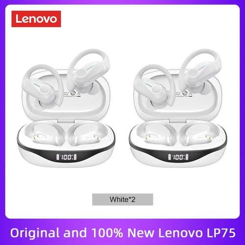 image-Original Lenovo LP75 TWS Bluetooth V5.3 Headphones Wireless LED