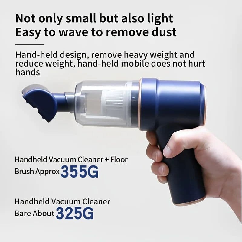 image-120W Wireless Handheld Vacuum Cleaner For Car And Home Cordless