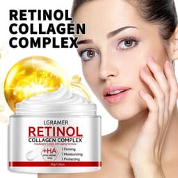 image-Retinol Lifting Firming Cream Collagen Smooth wrinkles Face Cream For Moisturizer Whitening Brighten Skin Products