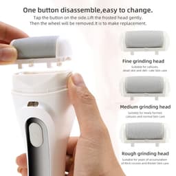 image-Electric Pedicure Tools Foot Care File Leg Heels Remove Hard Cracked