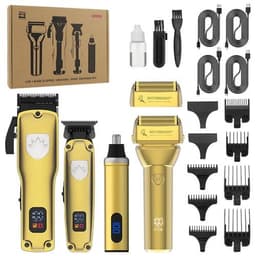 image-Professional Hair Clipper Set for Barber Men's Oil Head Carving