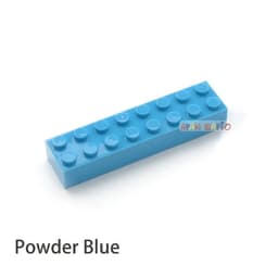 image-20pcs DIY Building Blocks Thick 2x8 Dots Educational Creative Toys for Children Figures Plastic Bricks Size Compatible With 3007
