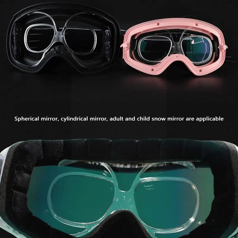 image-Prescription Ski Goggles Rx Insert Optical Adaptor Bendable Snowboard Flexible Universal Frame Tr90 Size Motorcycle Goggles