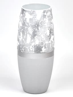 image-Marble Imitation Painted Art Glass Oval Vase for Flowers | Interior Design | Home Decor | Table vase | 7736/250/sh106