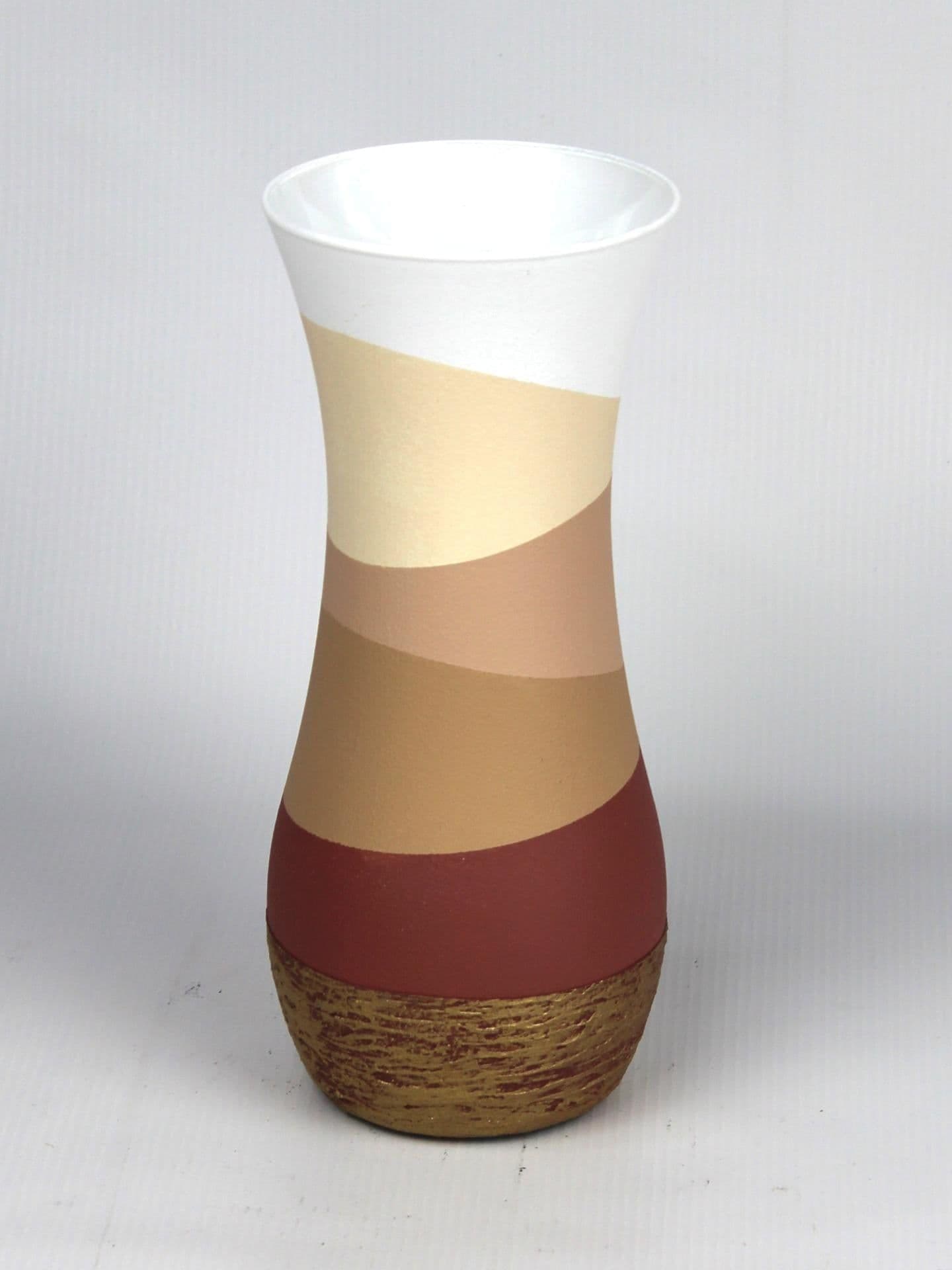 image-table brown art decorative glass vase 8268/260/sh235.1