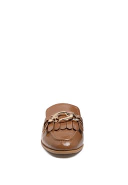 image-Gladioli Metal Buckled Fringe Detail Mules