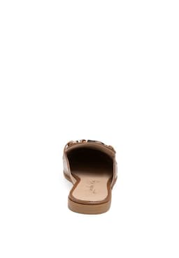 image-Gladioli Metal Buckled Fringe Detail Mules