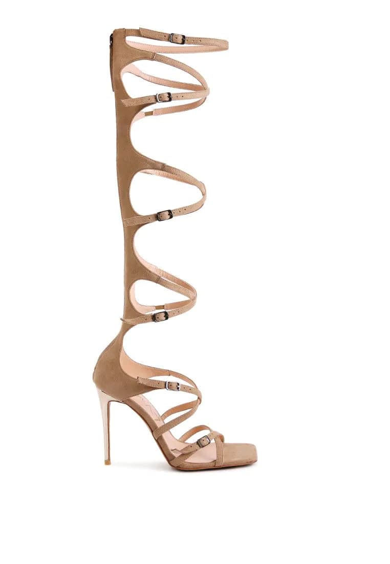 image-Gossip Dramatic Strappy Stiletto Heels