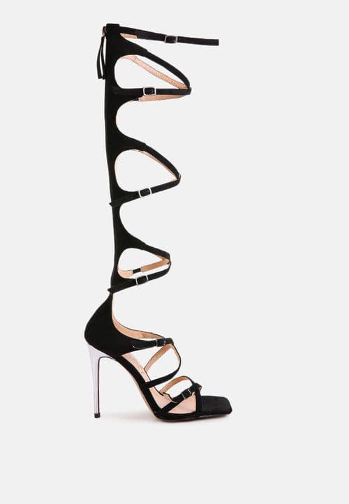 image-Gossip Dramatic Strappy Stiletto Heels