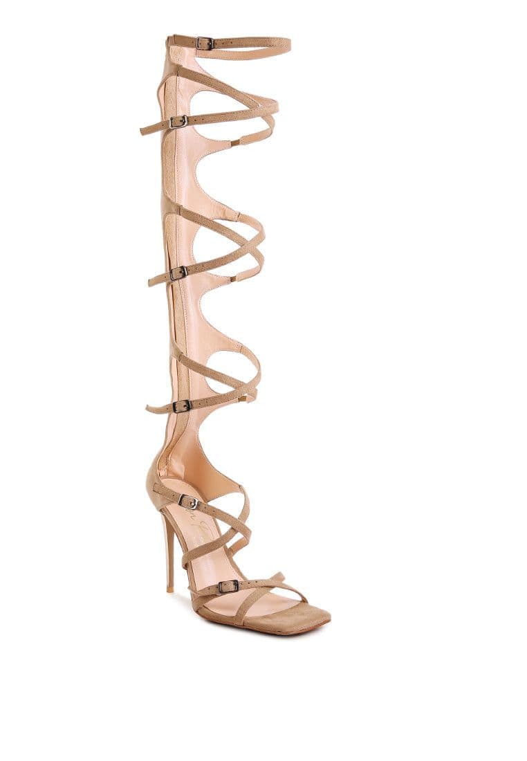 image-Gossip Dramatic Strappy Stiletto Heels