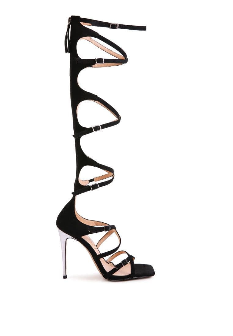 image-Gossip Dramatic Strappy Stiletto Heels