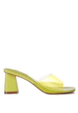 image-Clear Flirt Clear Strap Slip On Heel Sandals