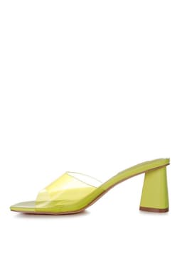 image-Clear Flirt Clear Strap Slip On Heel Sandals