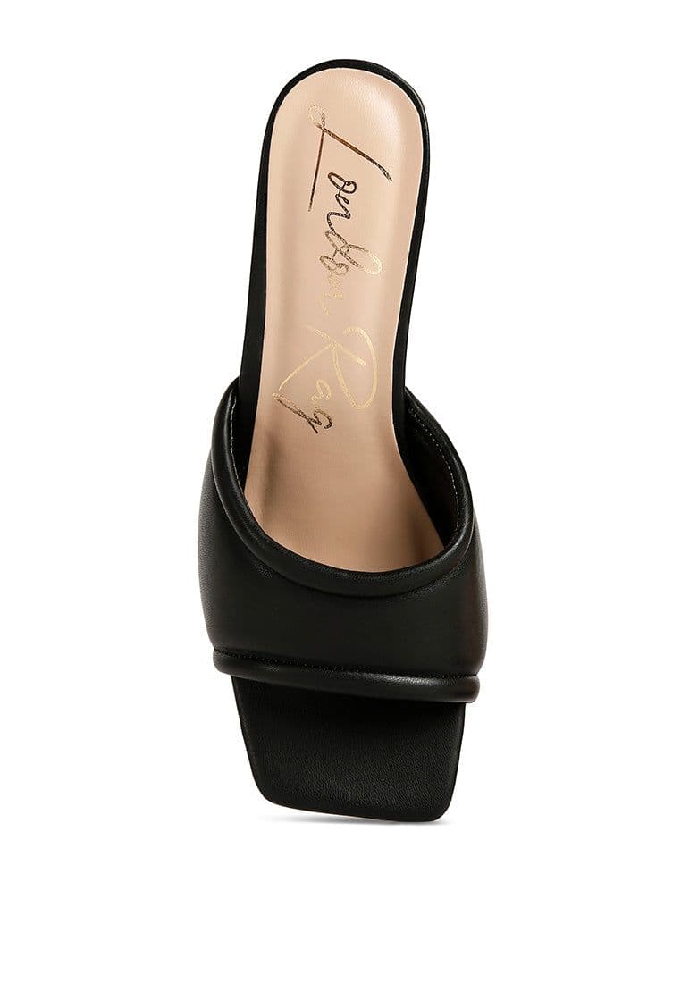 image-Celine Quilted Italian Block Heel Sandals