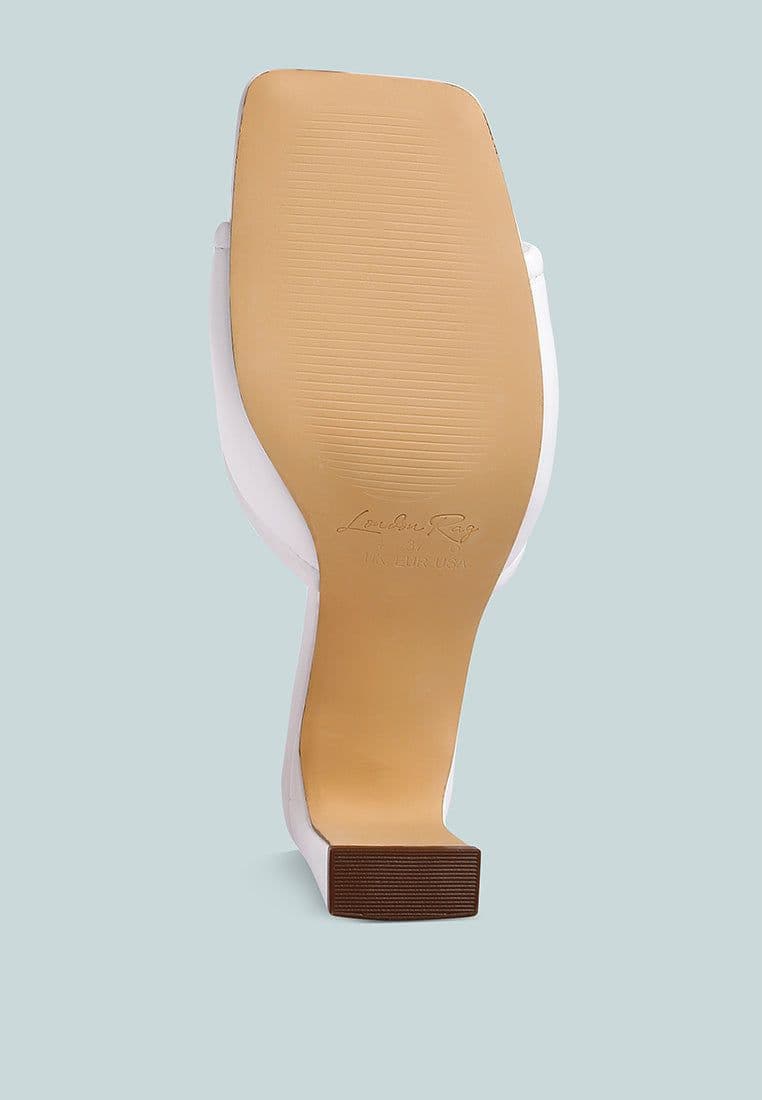 image-Celine Quilted Italian Block Heel Sandals