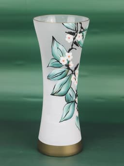 image-floor green art decorative glass vase 7756/360/sh337