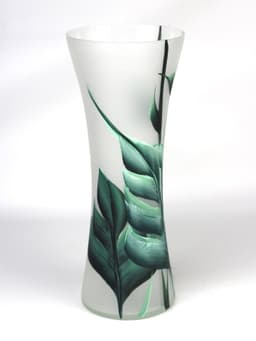 image-floor green art decorative glass vase 7756/360/sh338
