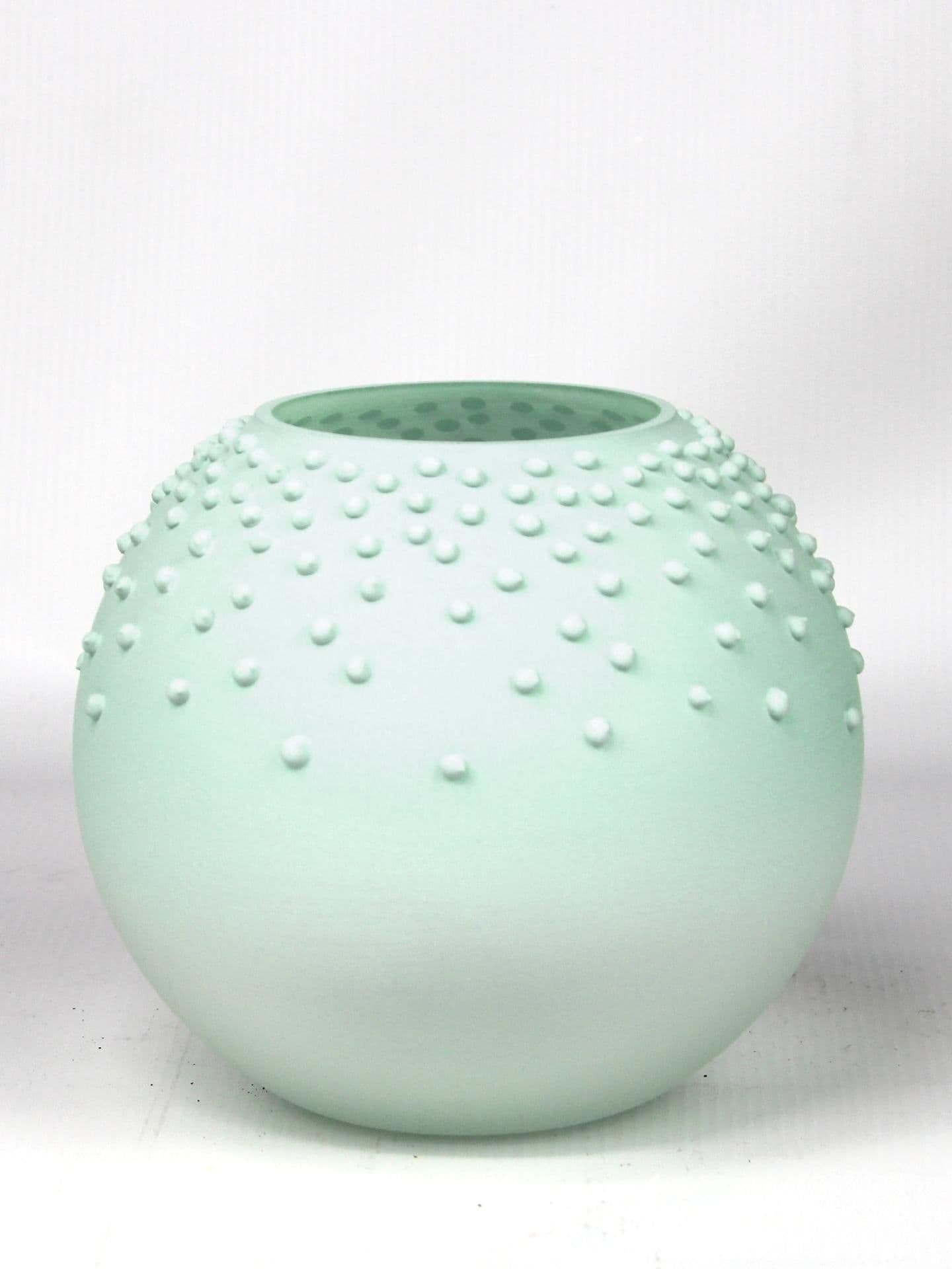 image-table turquoise art decorative glass vase 5578/180/sh350.1