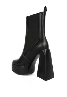 image-Frosty High Platform Block Heel Chelsea Boot