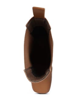 image-Frosty High Platform Block Heel Chelsea Boot