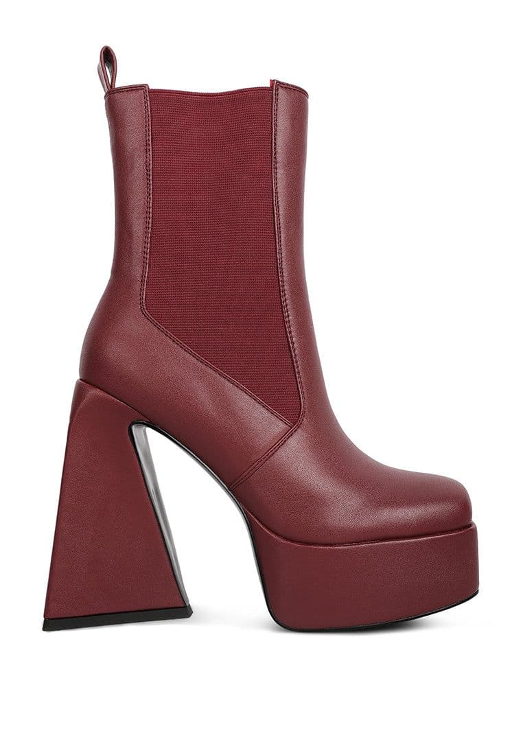 image-Frosty High Platform Block Heel Chelsea Boot