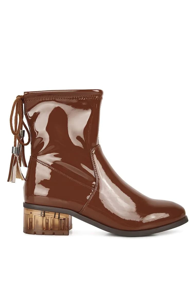 image-Cheer Leader Tassels Detail Ankle Boots
