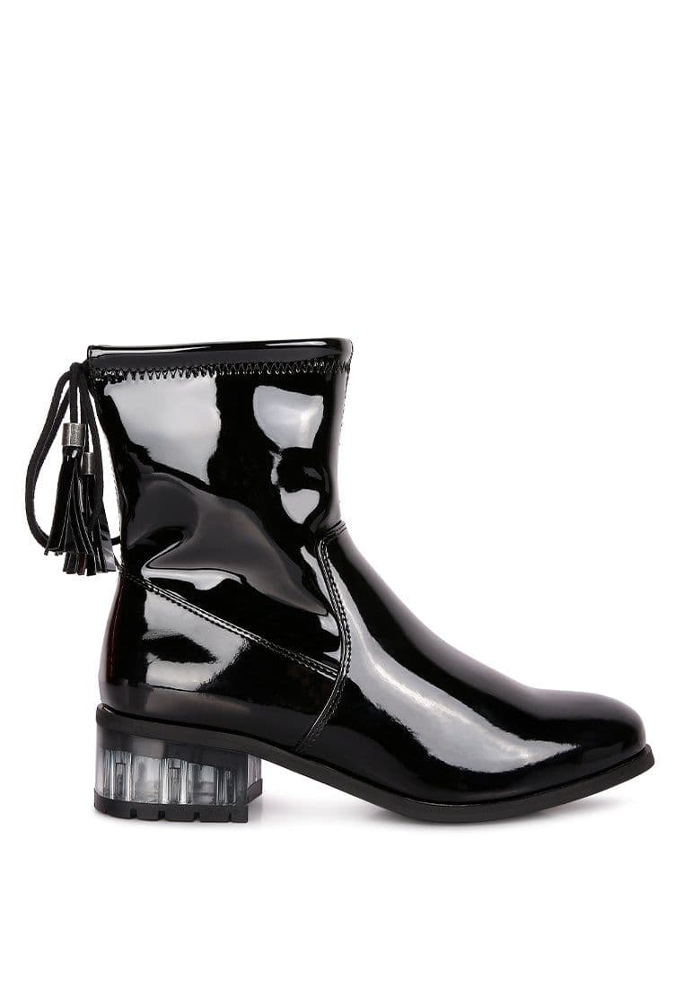 image-Cheer Leader Tassels Detail Ankle Boots