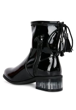 image-Cheer Leader Tassels Detail Ankle Boots