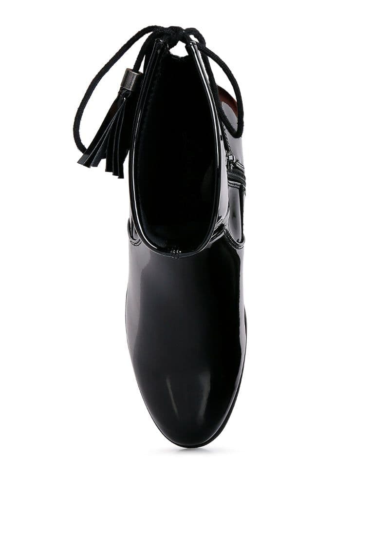 image-Cheer Leader Tassels Detail Ankle Boots