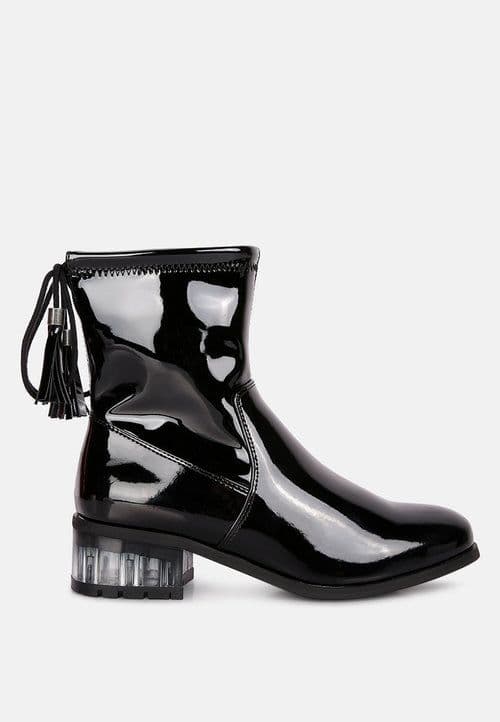 image-Cheer Leader Tassels Detail Ankle Boots