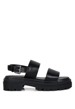 image-Joan Dual Strap Platforms Sandals With Buckle