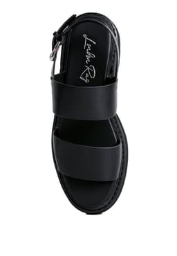 image-Joan Dual Strap Platforms Sandals With Buckle