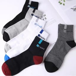 image-10/5/3pairs Breathable Con Sports Stockings Men Bamboo Fiber Autumn and Winter Men Socks Sweat Absorption Deodorant Business Sox