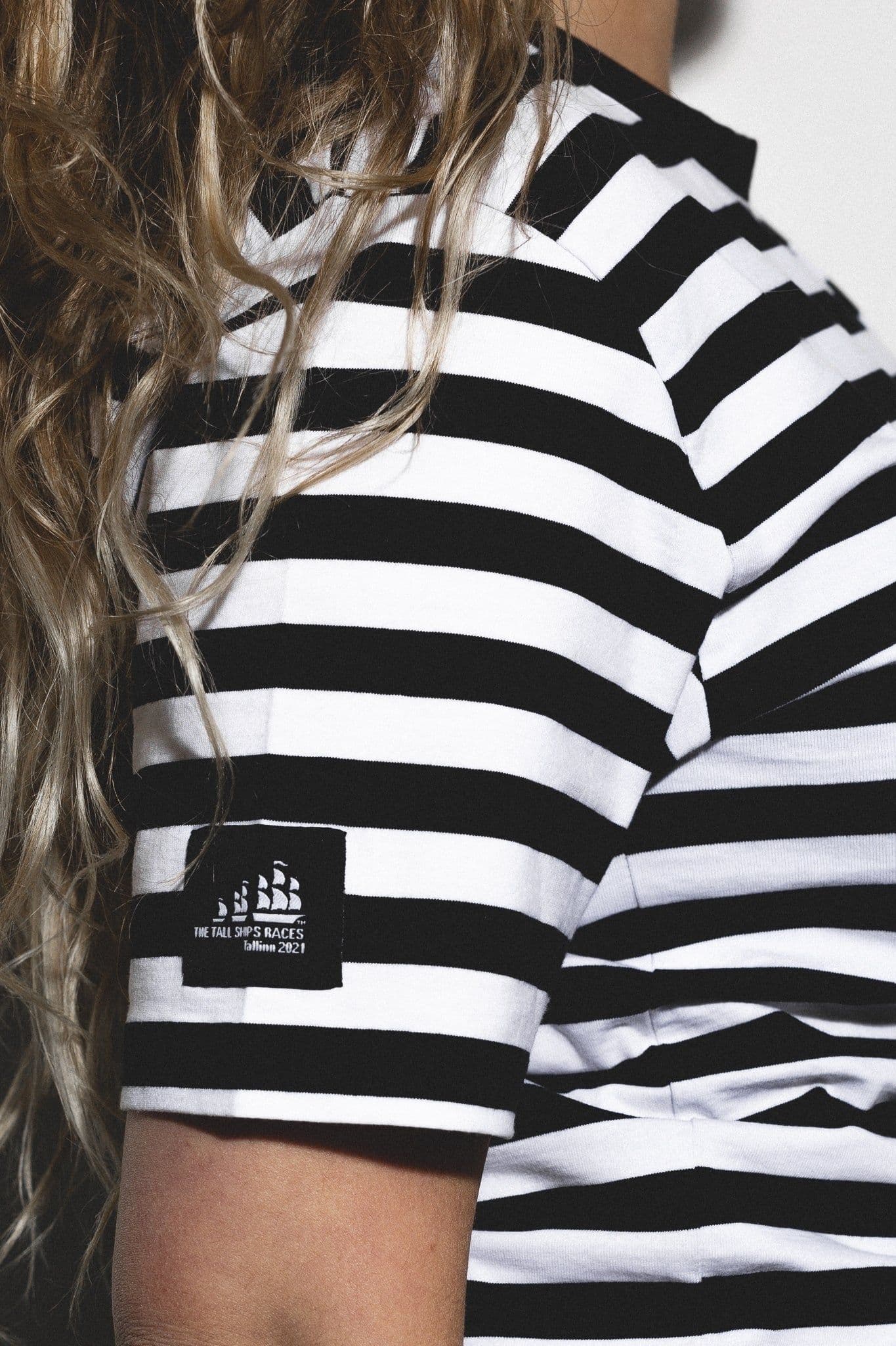 image-THE TALL SHIPS RACES 2021 striped shirt with a yel